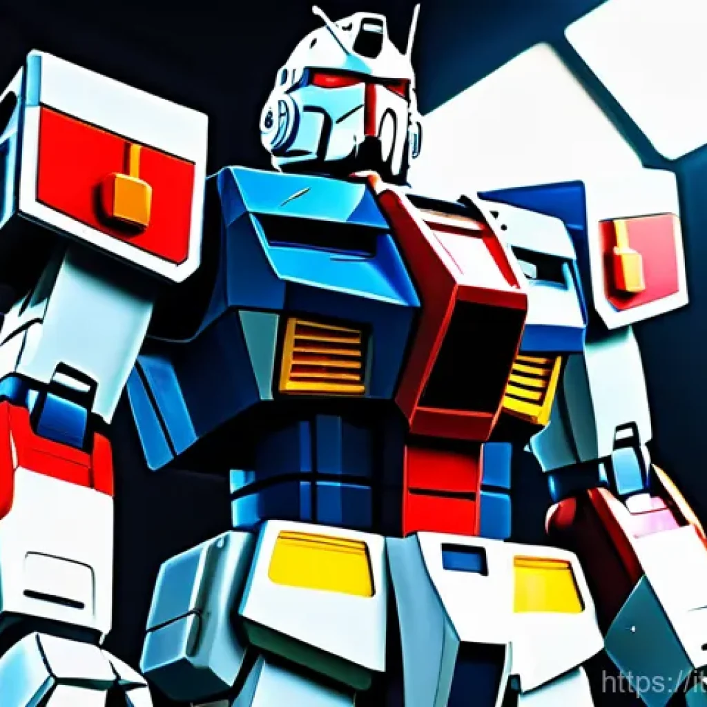 건담 월드 투어 정보 - **Prompt:** "A powerful and iconic RX-78-2 Gundam Mobile Suit, rendered with exquisite detail, stand...