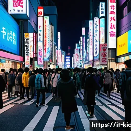 도쿄 피규어 전문점 - **Prompt 1: Akihabara's Neon Glow and Otaku Dreams**
    "A vibrant, eye-level shot capturing the el...