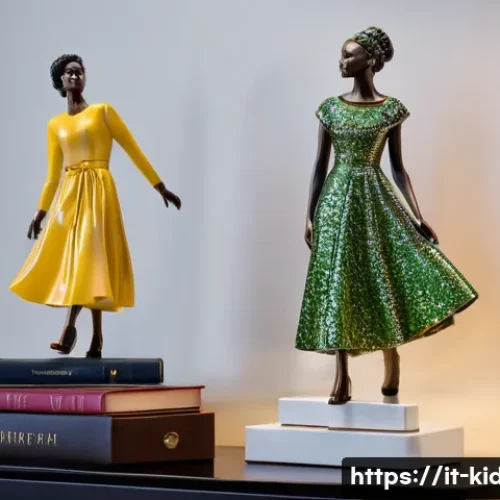 디즈니 캐릭터 피규어 - A high-quality collectible figure displayed elegantly on a LED-lit shelf in a modern Italian living ...