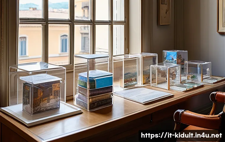 프라모델 해외 직구 팁 - A detailed scene of an Italian collector's desk featuring carefully packaged collectible models insi...